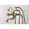 Kingston Brass CCK246K3 Freestanding Clawfoot Tub Faucet Package with Supply Line, Antique Brass CCK246K3 - alternate 5